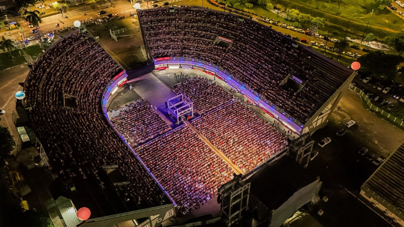 Turnês lotadas e público recorde marcam 2025 como o maior ano de Whindersson Nunes nos palcos pela Non Stop. (Créditos: Kelvin Santos)