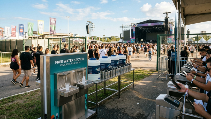 Novas regras para ingressos e água grátis mudam o que o público pode exigir em shows e festas no Brasil